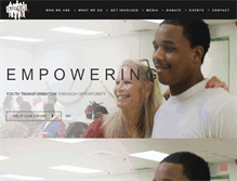 Tablet Screenshot of empoweredyouthusa.org